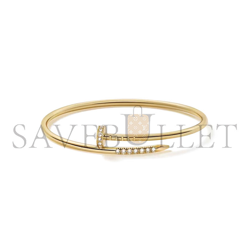 ca*t1er juste un clou bracelet, small model, reverse-set D1am0nds crb6091917